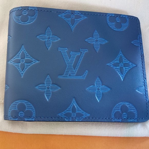 Louis Vuitton Other - SOLD! BNWT LV Monogram Shadow Multiple Wallet in Rare Navy (Full Inclusion)